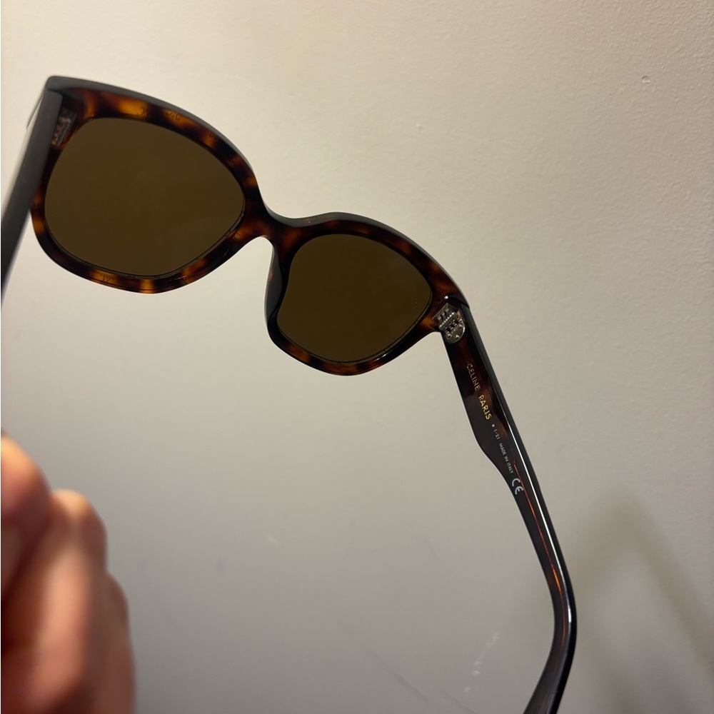 Celine Tortoise Shell Sunglasses - Picture 6 of 8